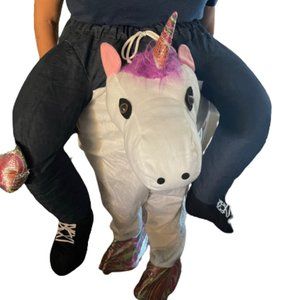 COPY - Unicorn Piggy Back Costume Brand New One Size Adult